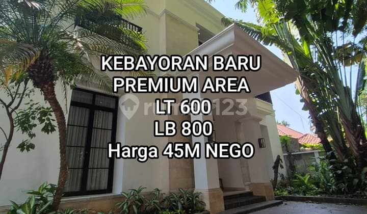 Luxury House in Kebayoran Baru Premium Area