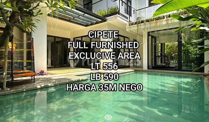 Rumah Full Furnishe Area Exclusive Cipete Jaksel