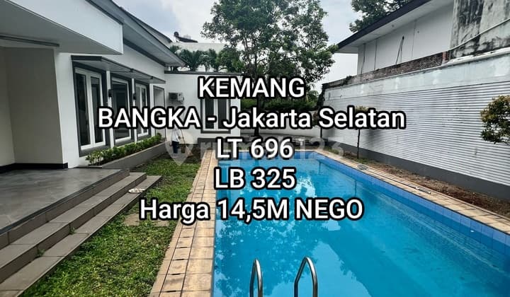 House with a Large Yard, Private Pool in Bangka Kemang, South Jakarta