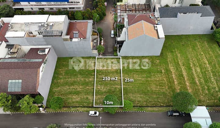 Kavling Taman Permata Buana Kembangan Jalanan Lebar - LT 250m2