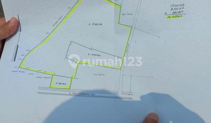 For Sale Industrial Land on Jalan Raya Salembaran