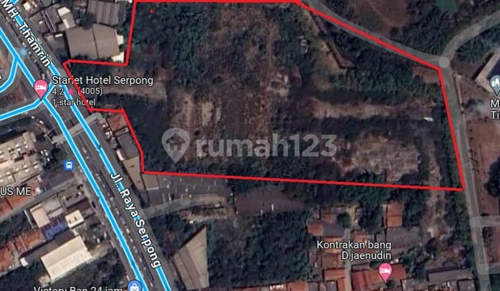 KAVLING COMMERCIAL JALAN RAYA SERPONG LUAS 2,2 HEKTAR