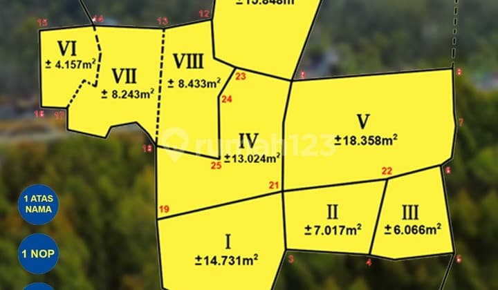 Kavling Dijual Lokasi di Daerah Pandeglang, 0025 Jel