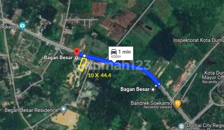 Kavling Lokasi di Daerah Kota Dumai Riau, Kode 0059 Skw