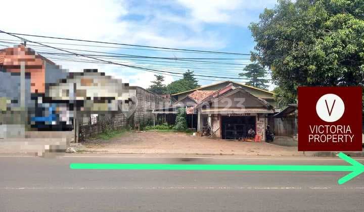 Tanah Komersial Murah Strategis Jl Raya Tunggilis Cileungsi - SHM