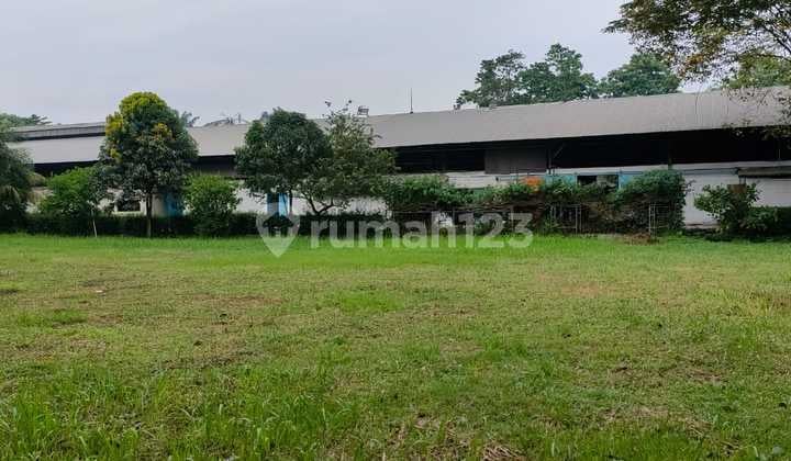 Jual Cepat Tanah & Bangunan Ex Pabrik di Cileungsi Bogorjabar Th