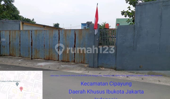 DIJUAL BEKAS GUDANG CATERING JL SUBUR CIPAYUNG JAKARTA TIMUR
