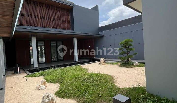 Minimalist Tropical House with Japanese Zen Garden Touch and Lake View in Kota Baru Parahyangan
