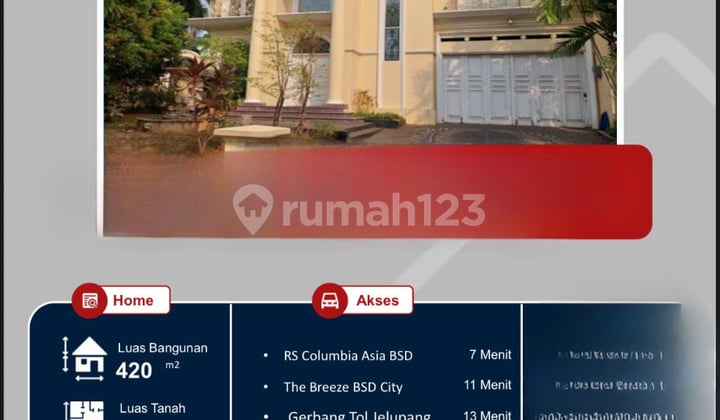 Rumah Mewah Perum Fountainebleau Glof Residence, BSD Rumah Mewah Perum Fountainebleau Glof Residence, BSD