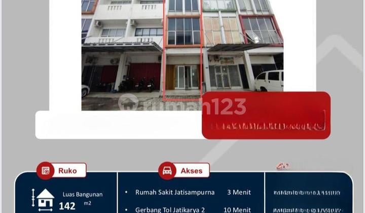 Dijual Cepat Ruko di Jatisampurna.