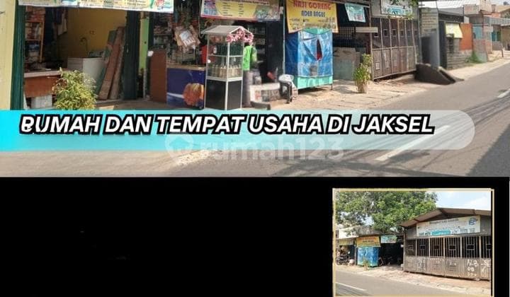 Dijual Cepat Rumah Tinggal + Tempat Usaha Strategis Dikawasan Jagakarsa