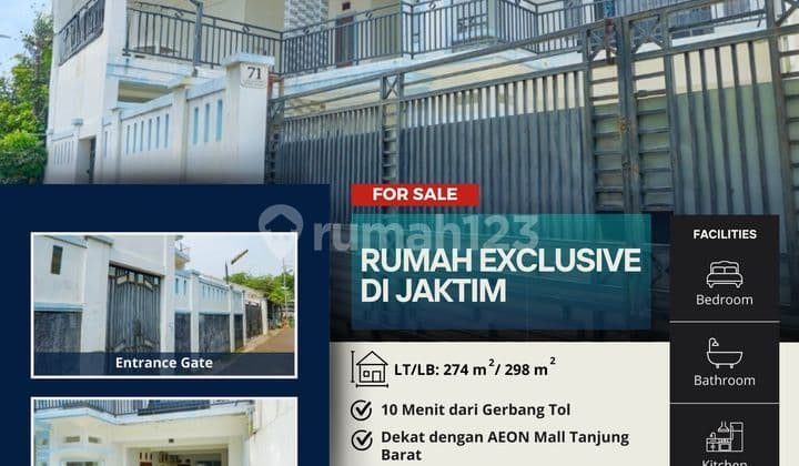 For Sale Fast Excellent and Lush Minimalist House in Pasar Rebo