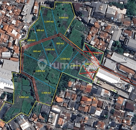 Lease of vacant land in Holis, Caringin Village, West Bandung, area can be adjusted as needed, near toll road.