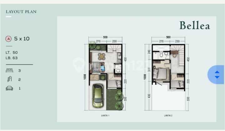 New Modern Home Eastern Park Residence Sukolilo Banyak Tipe