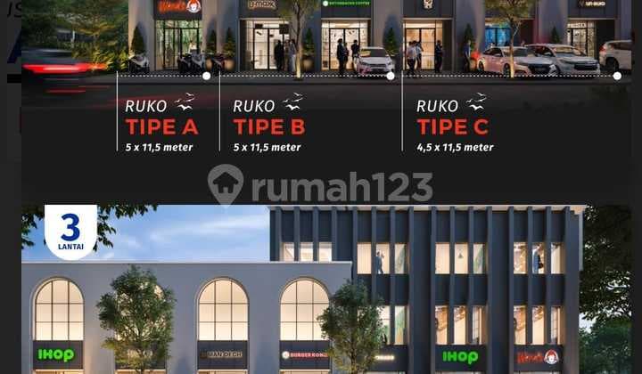 New Ruko Wow Sawojajar Mas Sentra Bisnis Terpanjang di Malang