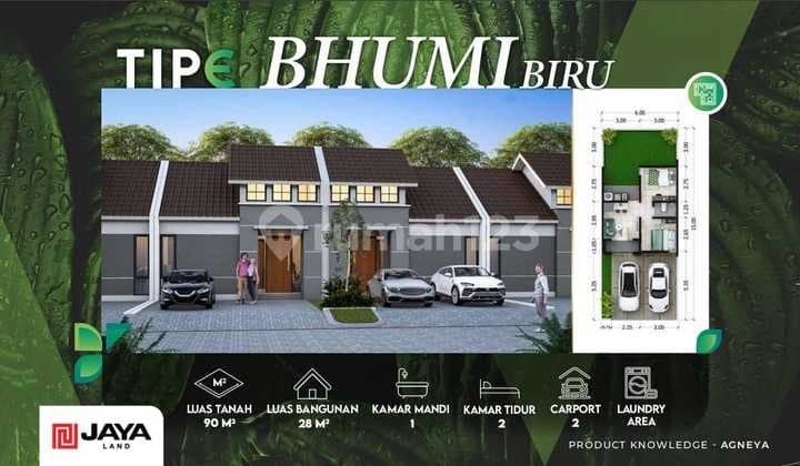 New Vazza Home Cluster Agneya Tipe Bhumi Biru Sidoarjo