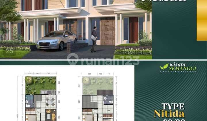 Rumah Baru di Wisata Semanggi Tahap 2 Type Nitida