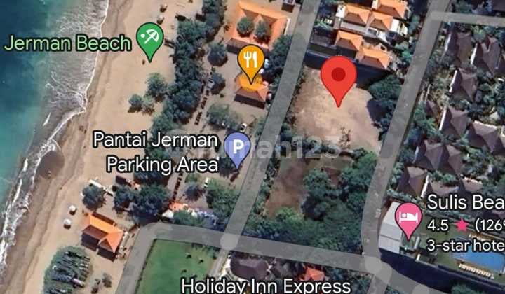 WTS BEACHFRONT Land 2000M2 On the German coast of Kuta