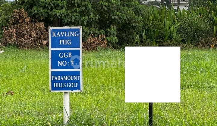 Dijual Kavling Paramount Hill Golf Gading Serpong