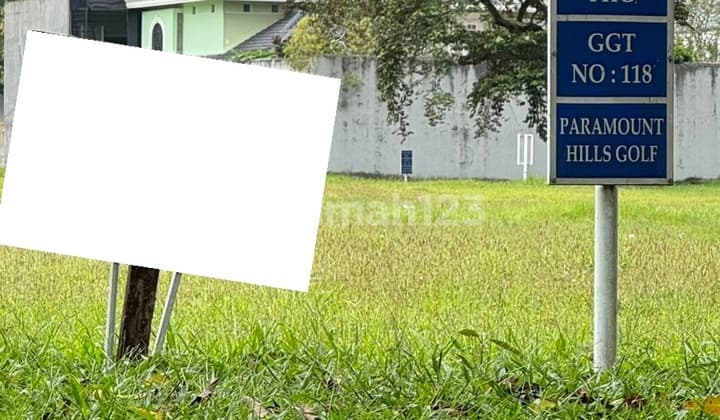 Dijual Kavling Paramount Hill Golf Gading Serpong