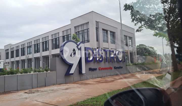 Ruko baru 2 lantai lebar 5 siap pakai di 91 District Bsd