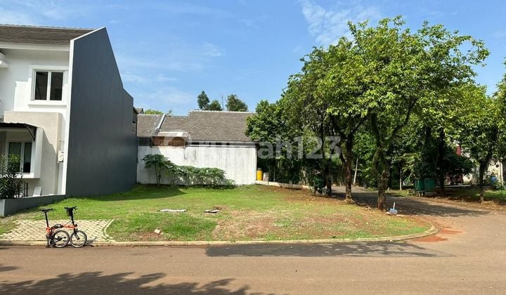 Kavling hoek timur - utara siap bangun di Pavilion residence bsd