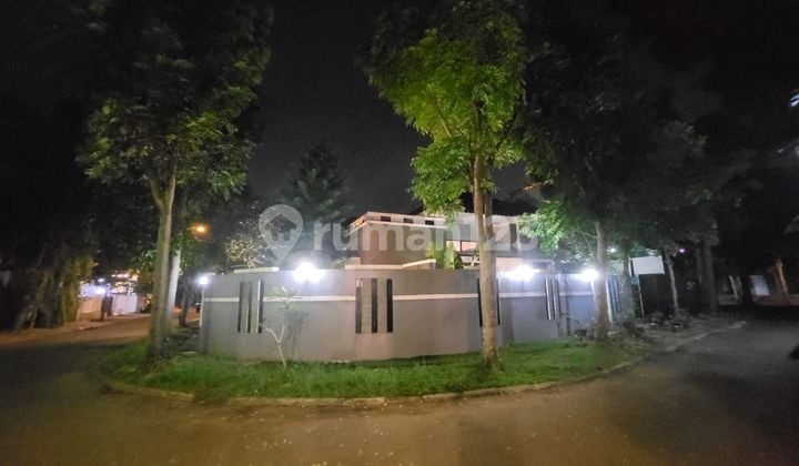 Turun Harga rumah semifurnish siap huni dengan taman luas dikencana loka