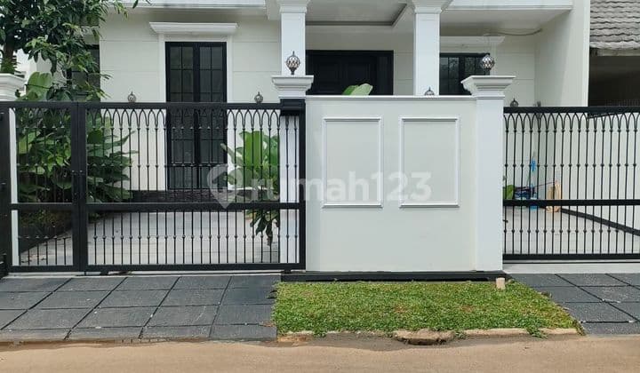 Rumah siap huni 1 lantai hadap barat di Kencana loka