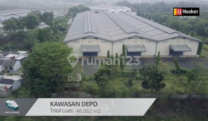 Gudang Siap Pakai Hadap Utara Masuk Container Di Cileungsi