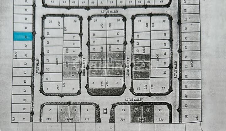 Kavling Siap Bangun Lotus Valley Araya Malang