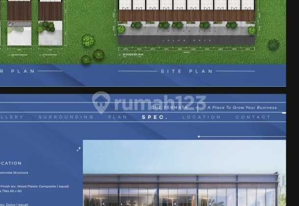 Ruko Brand new di Permata Buana Lokasi strategis, boulevard.