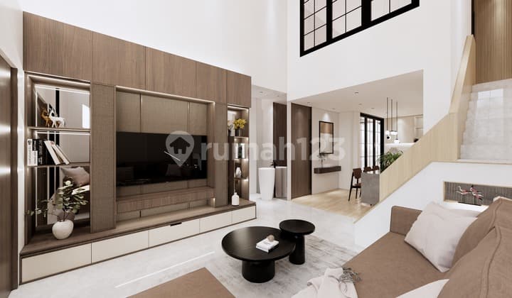 Rumah Minimalis Modern Full Furnish di Tatar Wangsa KBP