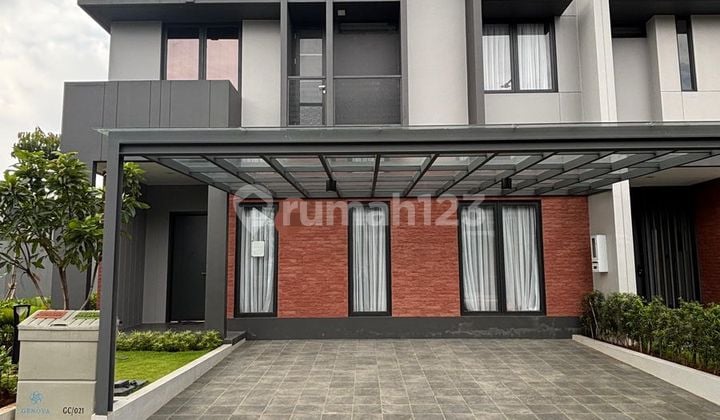 Rumah Sudut 2 Lantai Cluster Genova Summarecon Full Furnished