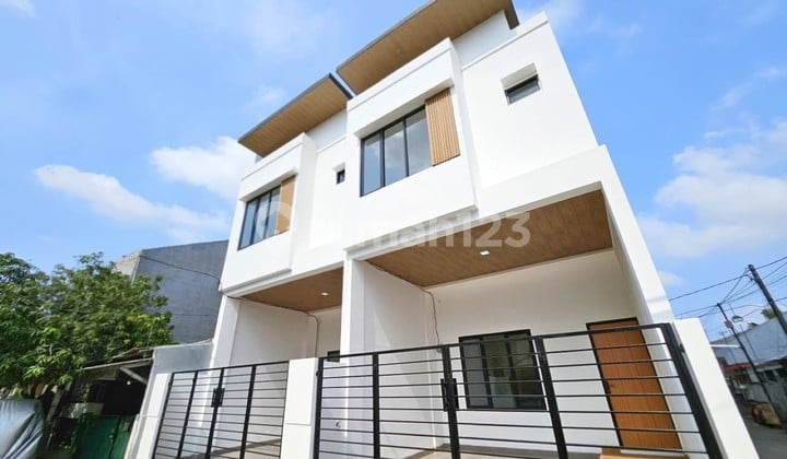 Rumah Baru 2 Lantai Siap Huni Modern Minimalis Pondok Ungu Permai