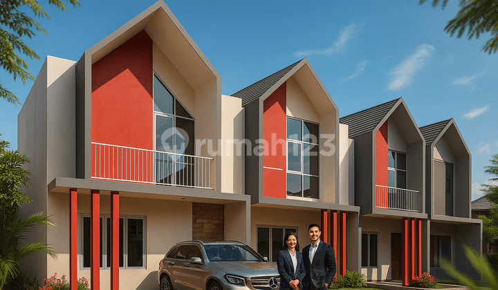 Rumah modern 2 lantai siap huni kawasan berkembang kota malang