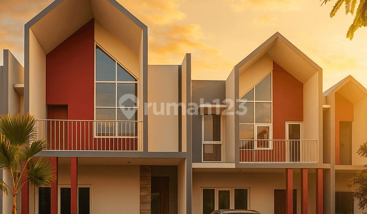 Rumah Premium 2 Lantai Shm + Pbg – Posisi Depan Cluster, Lokasi Strategis Dekat Bandara Abdulrahman Saleh, Harga 475 Juta Nego