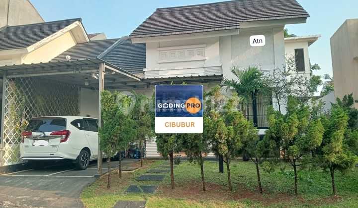 Simple House, Spacious Land, Flood-Free, Light Steel in Cibubur Tourist City