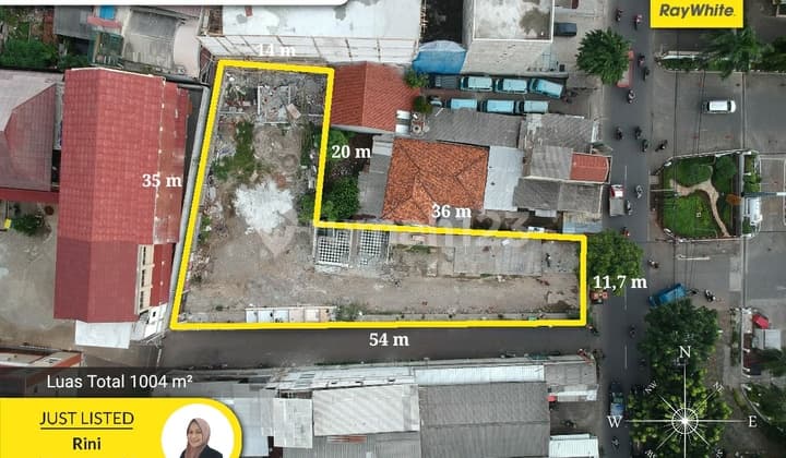 Kahfi 1 Raya Luas 1004 SHM Dekat Tol Brigif