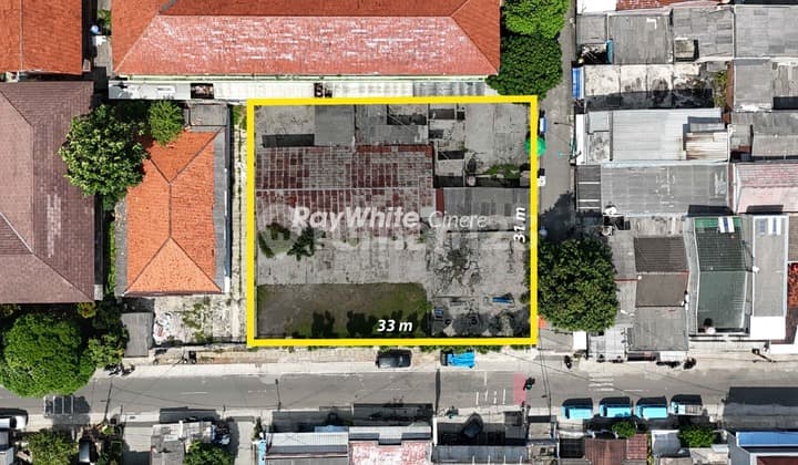 Karawaci cibodas tanah komersial luas 1025 jalan raya utama