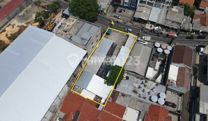 Pamulang raya jalan utama tanah luas 523 komersial 12x43