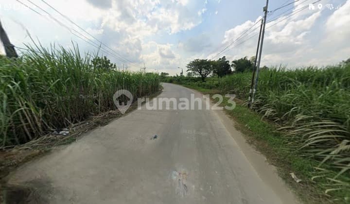 Tanah Industri Raya Sidorejo Jetis Mojokerto 3700m2 Lebar Depan 100m SHM Jalan Beton Flash Sale
