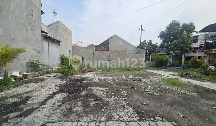 Kavling Siap Bangun Depan Pasar Larangan Sidoarjo SHM 250m2 Hook Cocok dibangun 3 Rumah Flash Sale