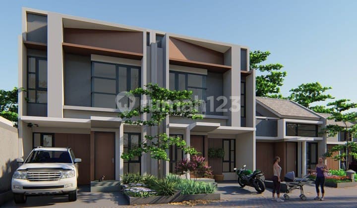 Rumah 2 Lantai Konsep Modern Minimalis di Ciputat