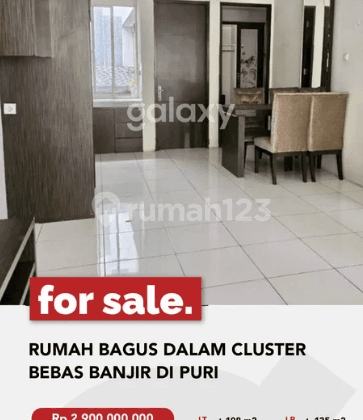 Rumah Cluster Puri Botanical Jakarta Barat