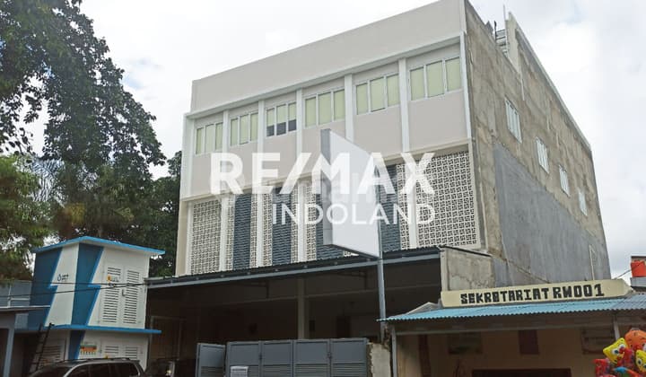 Gedung Kantor dan Tanah Strategis Siap Pakai H. Lebar Meruya Jakarta Barat