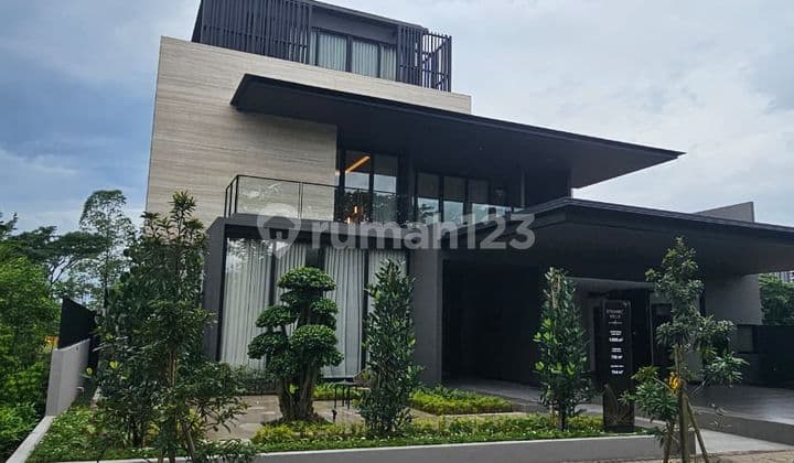 Jual Rumah Villa Super Mewah Brand New 3 Lantai Furnished Siap Huni di Botanic Villa By Navapark Bsd City