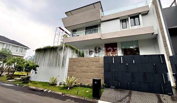 Jual Rumah Mewah Cantik 3 Lantai Furnished Siap Huni Di Telaga Golf BSD City Tangerang