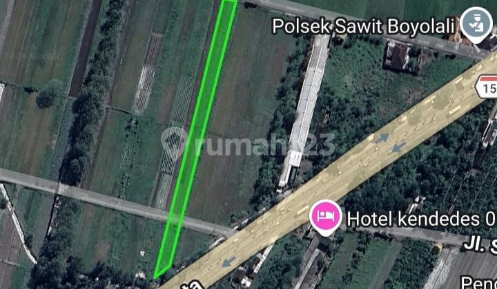 Tanah Pinggir Jalan Raya Cocok untuk Gudang dan Komersil Lainnya