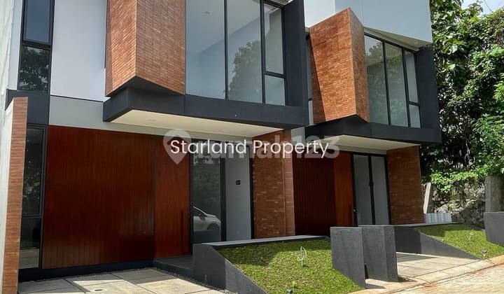 Rumah 2 Lantai Kontemporer Desain Free Biaya" Di Bintaro