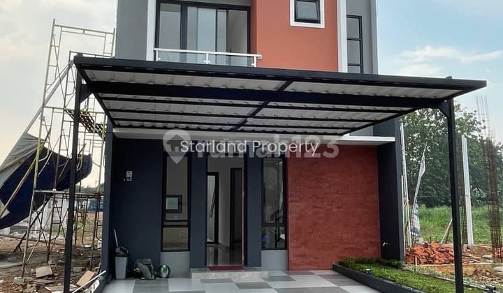 Rumah 2 Lantai Scandinavian Modern Free Biaya'' Di Pamulang
